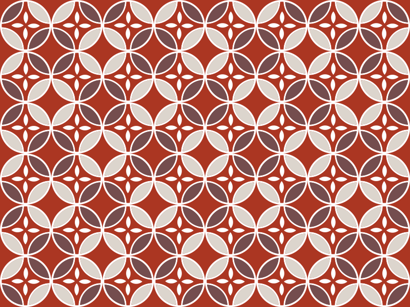 Művészi minta keverék vinil szőnyeg mozaik - TenStickers