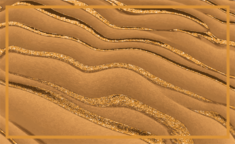 Krém és barna márvány hatású vinilszőnyeg - TenStickers