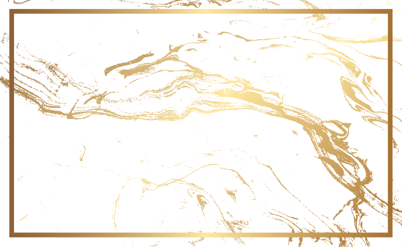 Fehér és arany márvány hatású textúra vinil szőnyeg - TenStickers