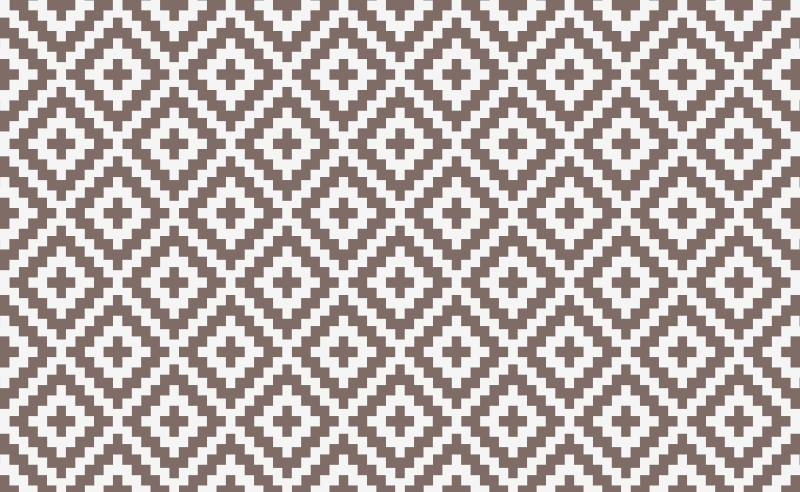 Geometrikus szürke gyémántok vinil szőnyeg konyha - TenStickers