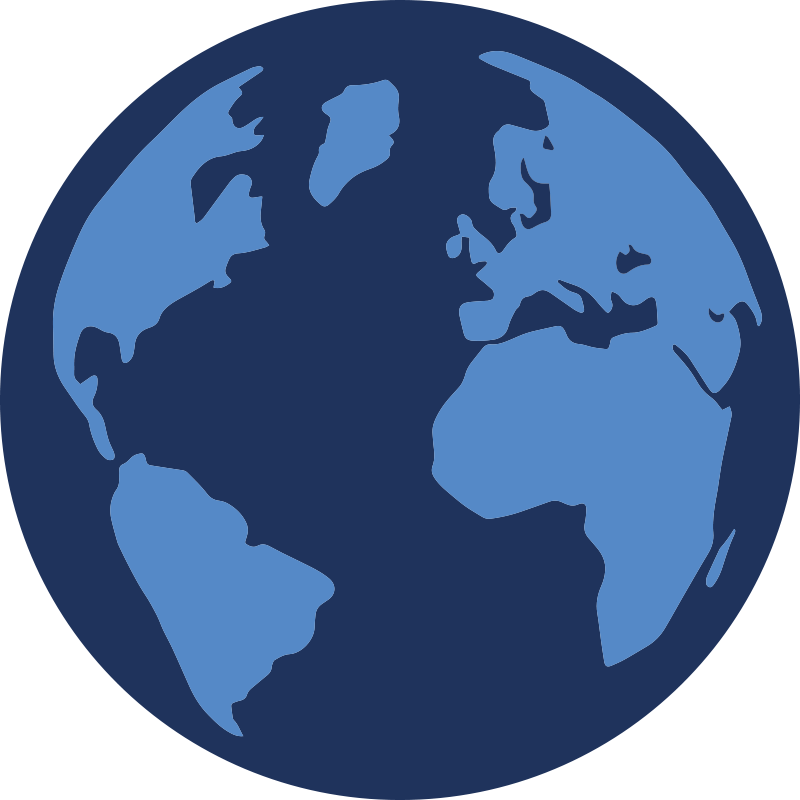 Földgömbábrázolás vinil szőnyeg világtérkép - TenStickers