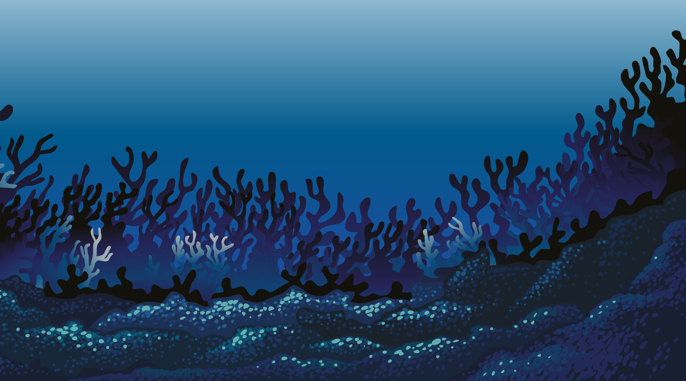 Vinil szőnyeg természet - korallzátony minták - TenStickers