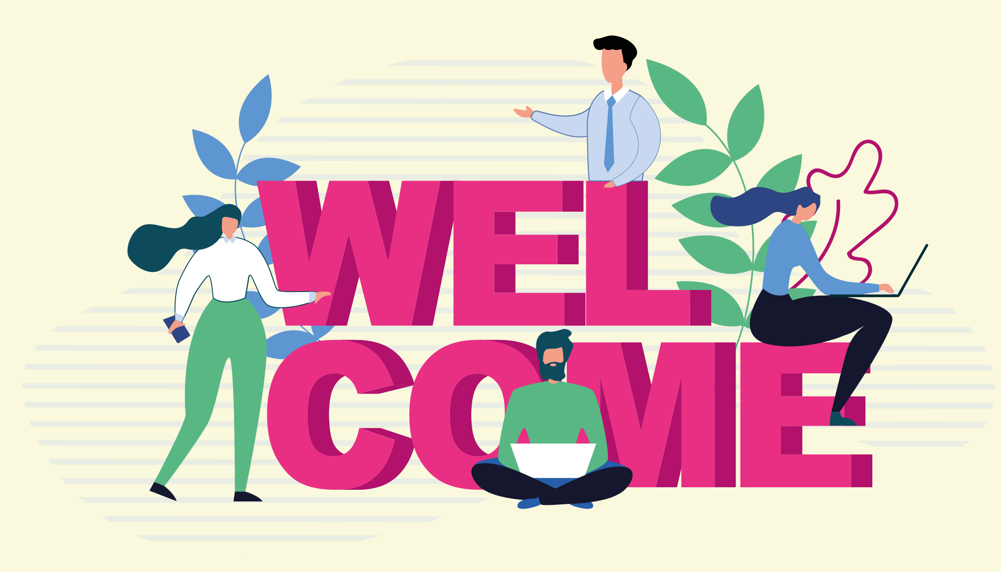 Szakmai üdvözlet vinil szőnyeg tanulmány - TenStickers