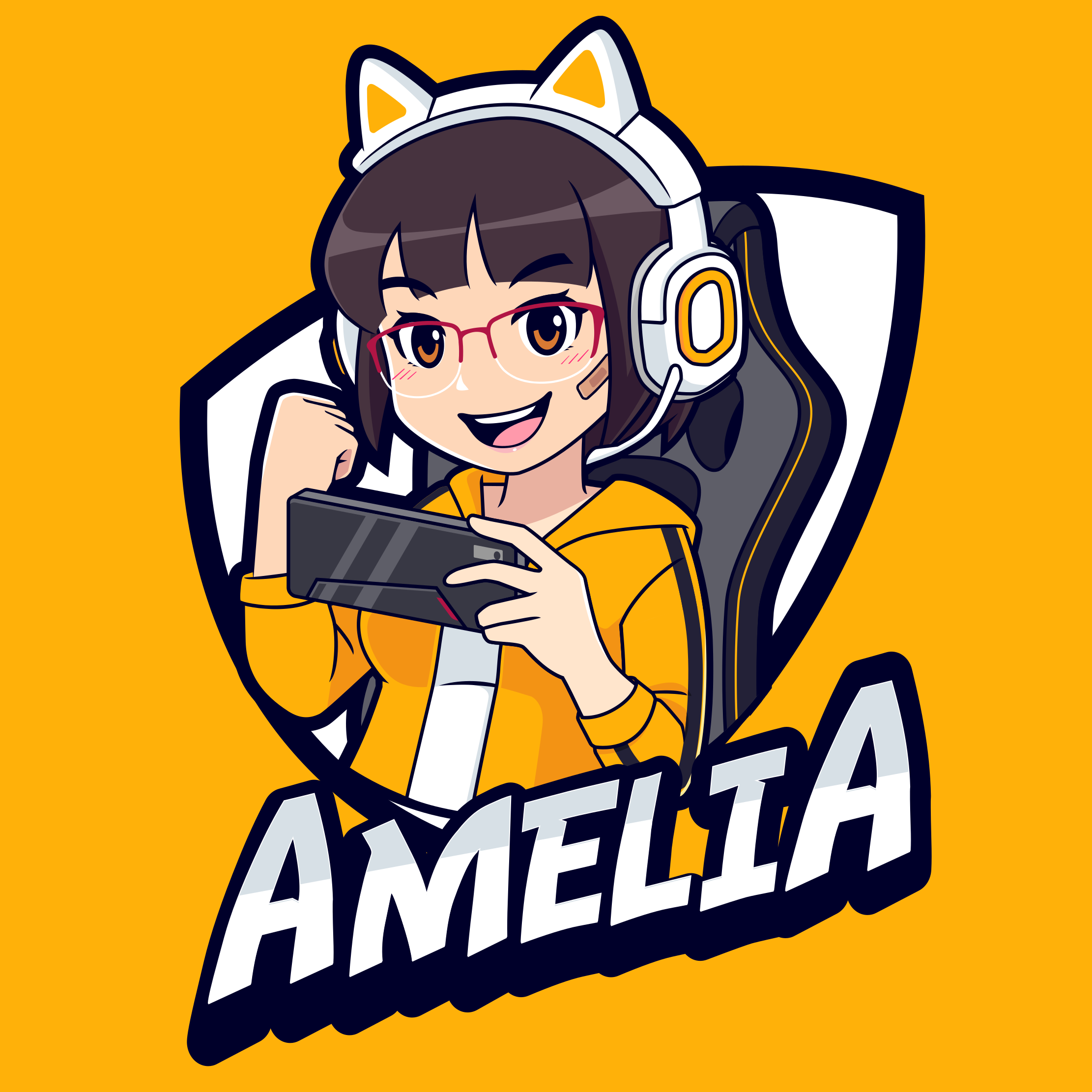 Egyedi játékportré vinil szőnyeg tinik - TenStickers