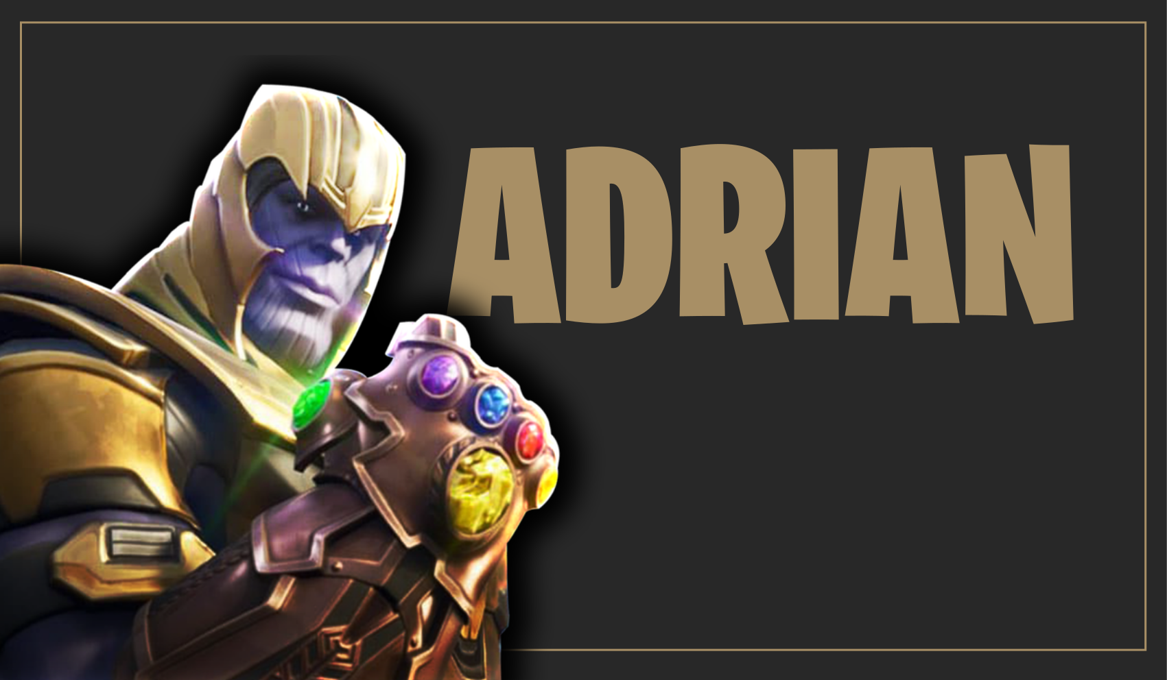 Névvel ellátott gamer karakter vinil szőnyeg tiniknek - TenStickers