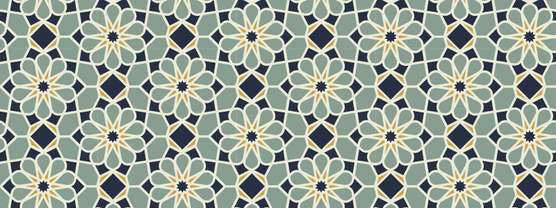 Kifinomult geometrikus motívum vinil szőnyeg mozaik - TenStickers