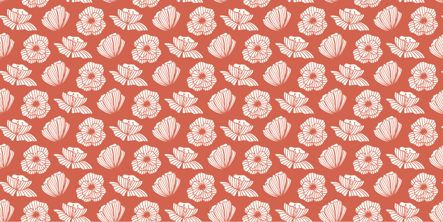 Virágos elem vinil szőnyeg virágok és növények - TenStickers