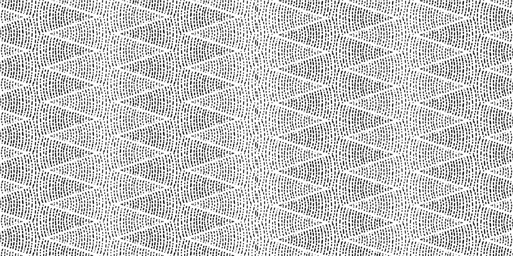 Háromszög fekete hullámok vinil szőnyeg skandináv - TenStickers