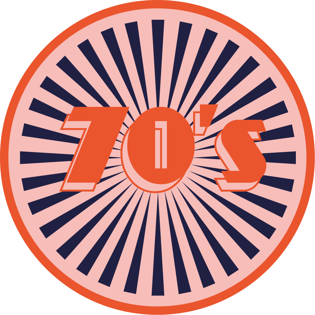 Retró 70-es évekbeli hangulat vinil szőnyeg szüret - TenStickers