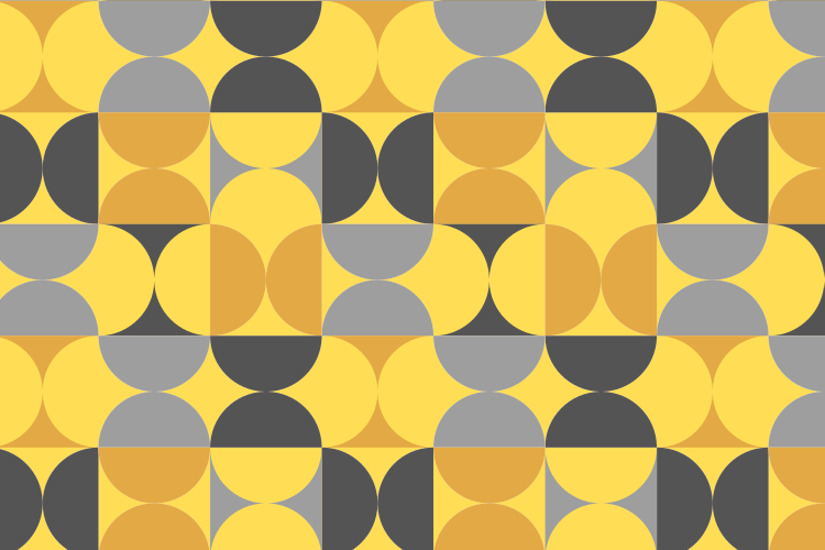 Geometriai groovy mintás nappali szőnyeg - TenStickers