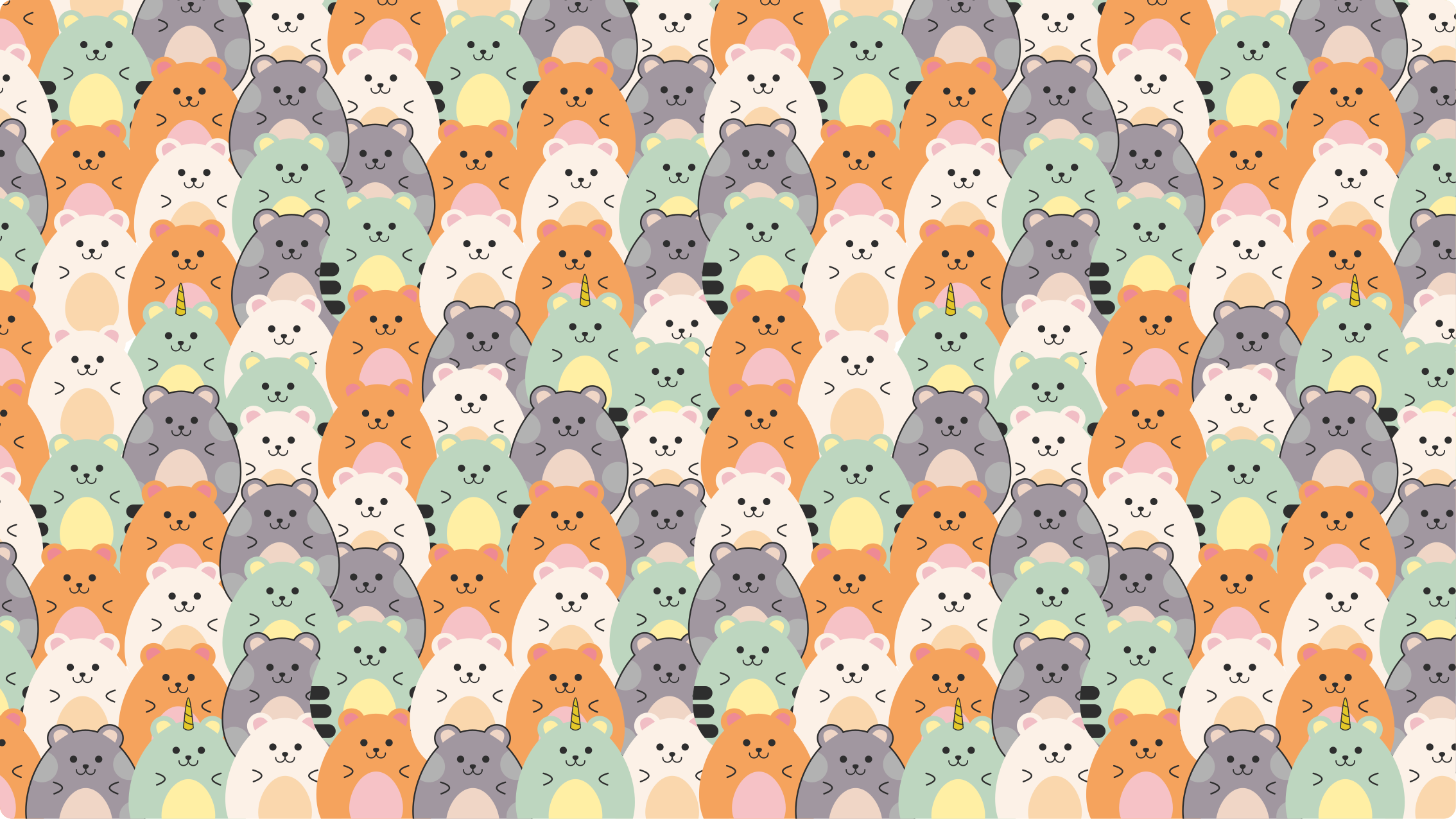 Imádnivaló állatkifejezések Vinil szőnyeg előszoba - TenStickers