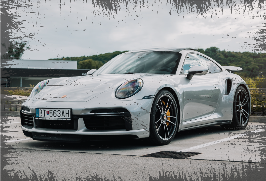 Modern porsche 911 vintage szőnyeg - TenStickers