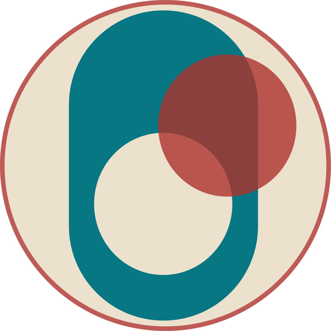 Harmóniában lévő körök vinil szőnyeg modern - TenStickers