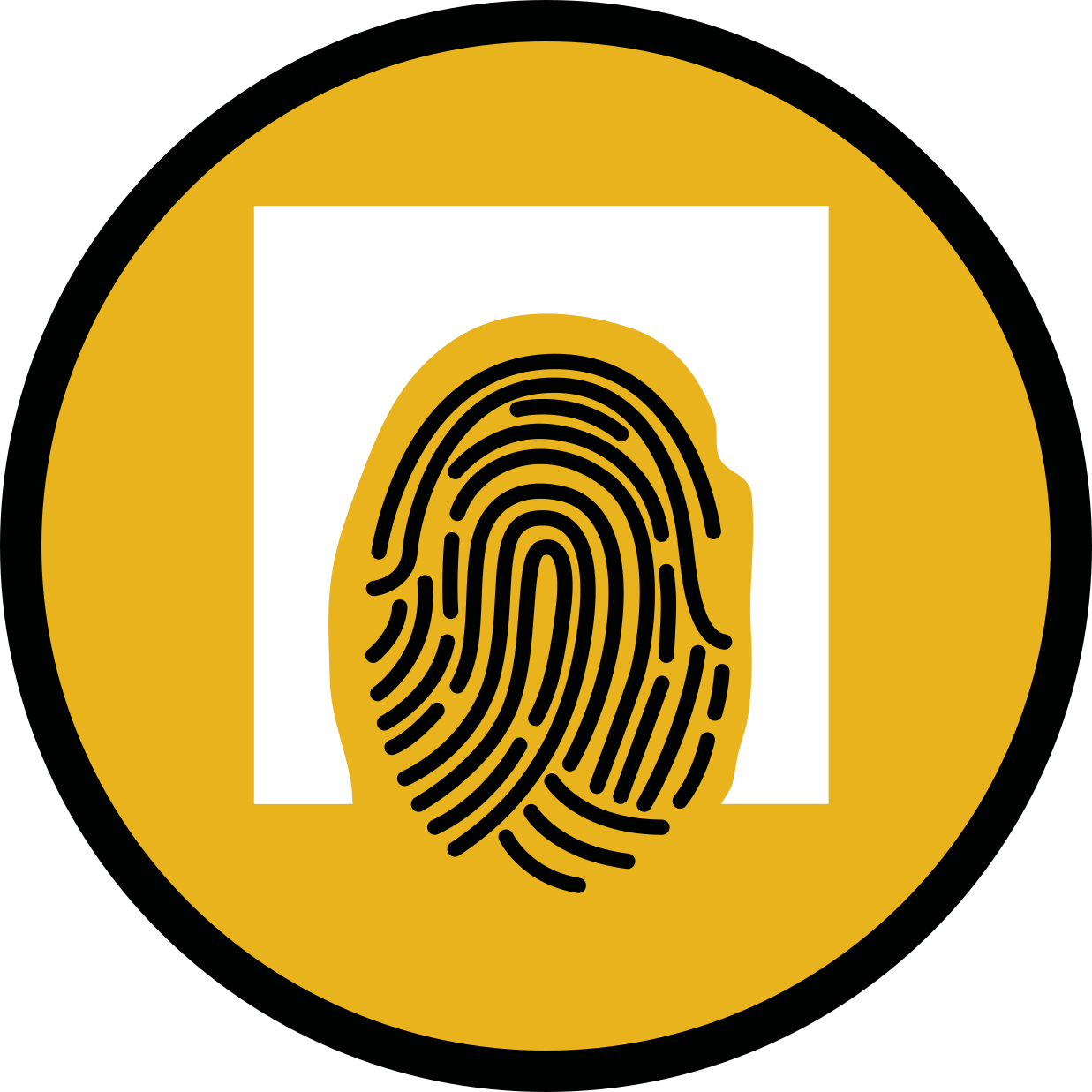 Ujjlenyomat absztrakt művészet geometriai szőnyegek - TenStickers