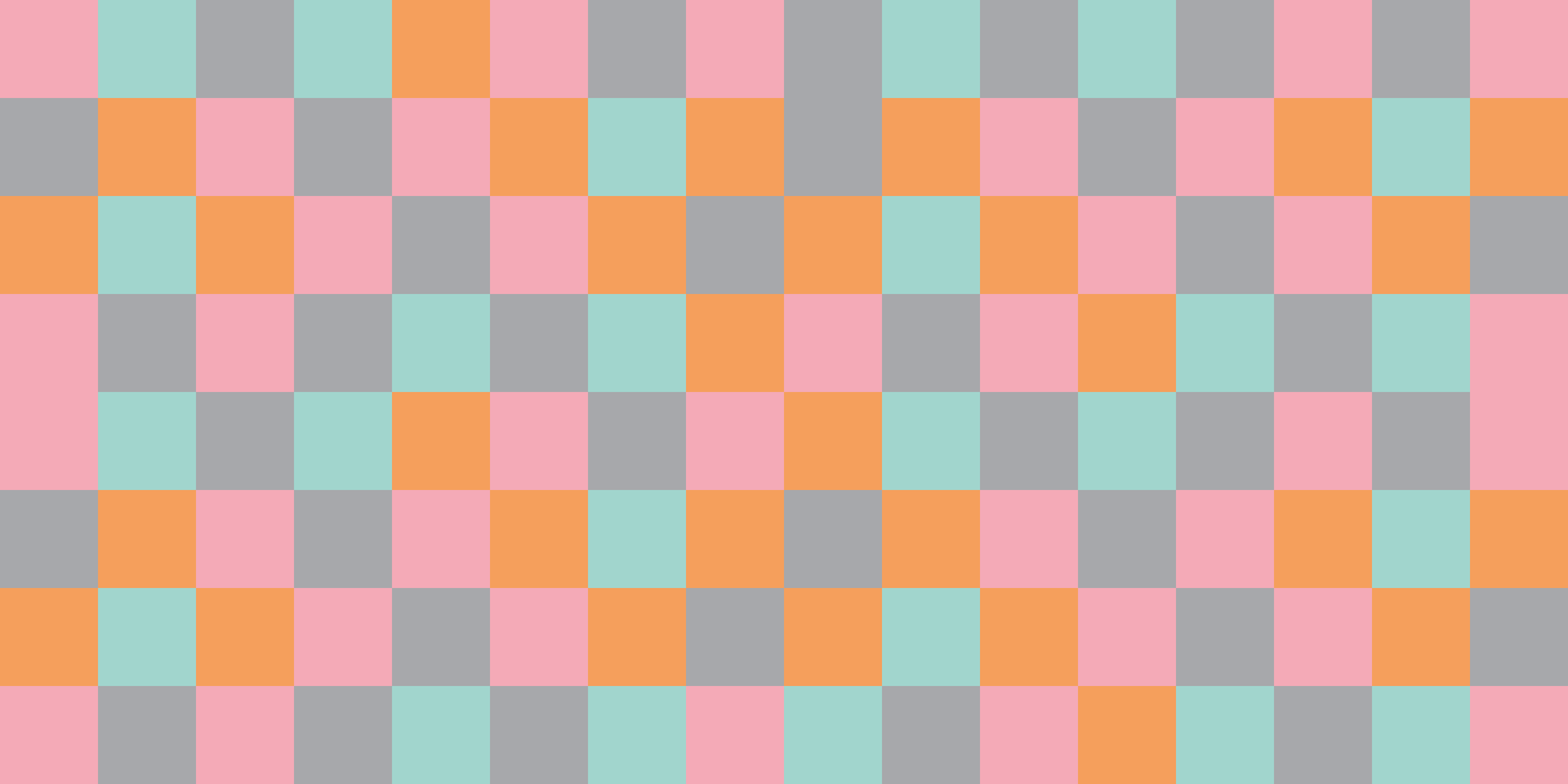 Színes sakktábla vinil szőnyeg geometriai - TenStickers