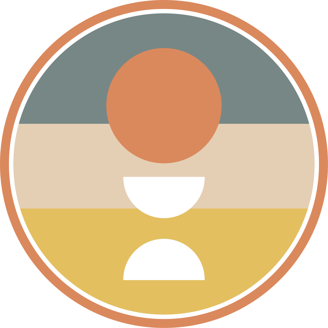 Körkörös színharmónia vinil szőnyeg minimalista - TenStickers