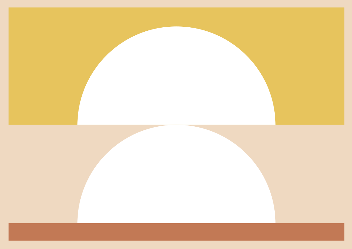 Körkörös minimalizmus vinil szőnyeg minimalista - TenStickers