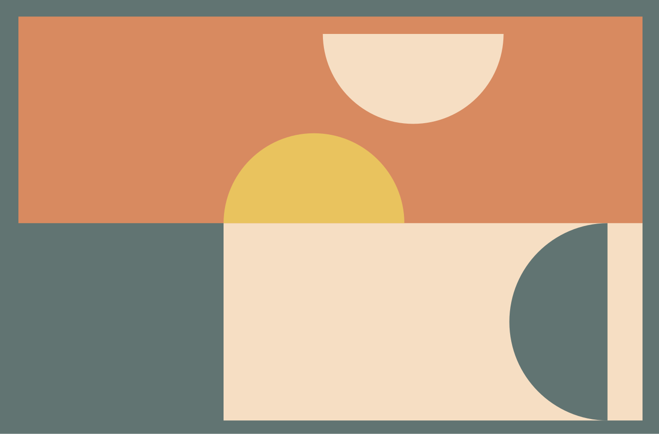 Körök és téglalapok vinil szőnyeg modern - TenStickers