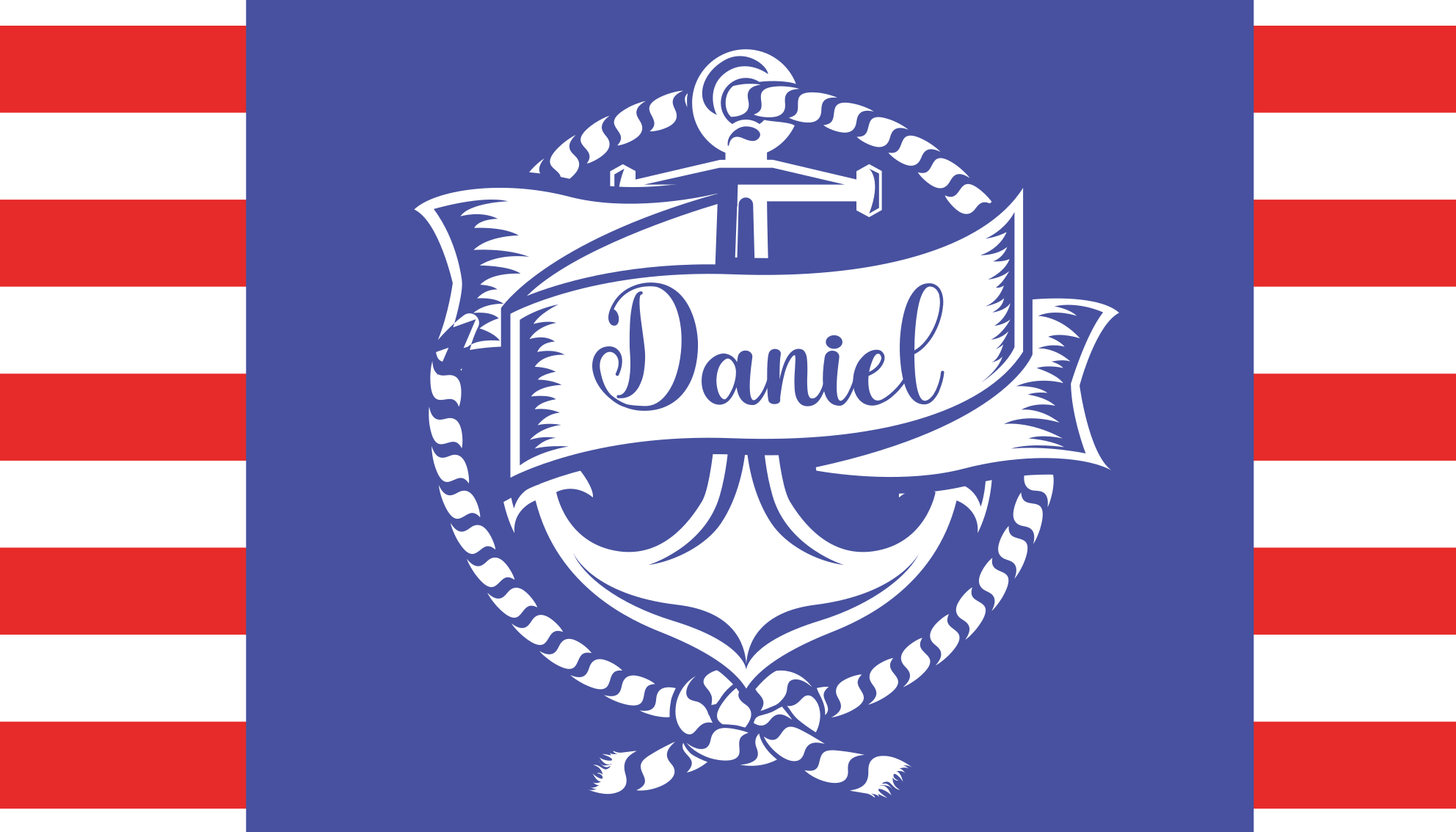 Tengeri horgony személyre szabott szőnyeg - TenStickers