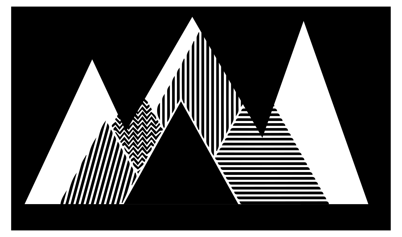 Stílusos cikkcakk minta vinil szőnyeg geometriai - TenStickers