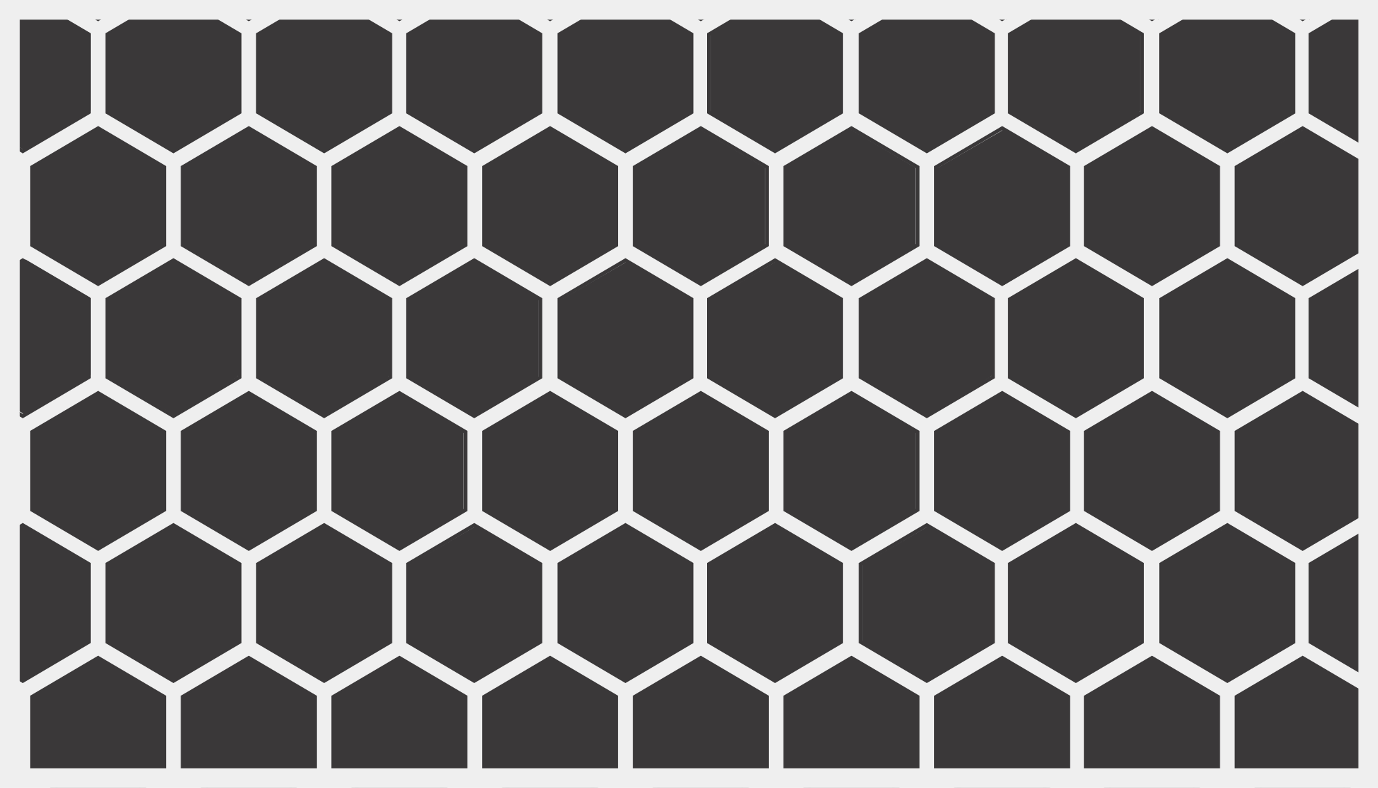 Hexagonális motívum vinil szőnyeg geometriai - TenStickers