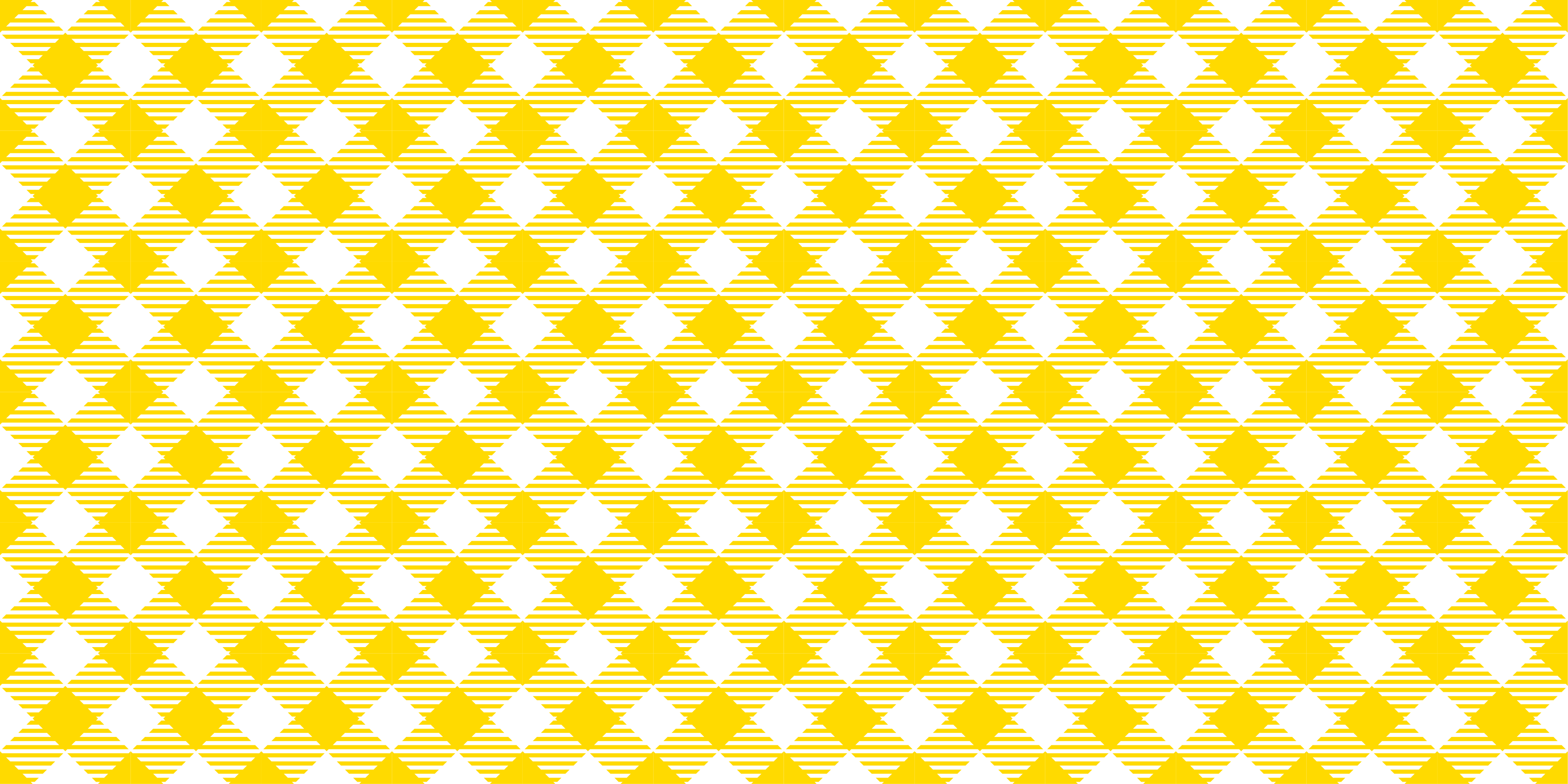 Sárga gyémánt motívum vinil szőnyeg csíkos - TenStickers