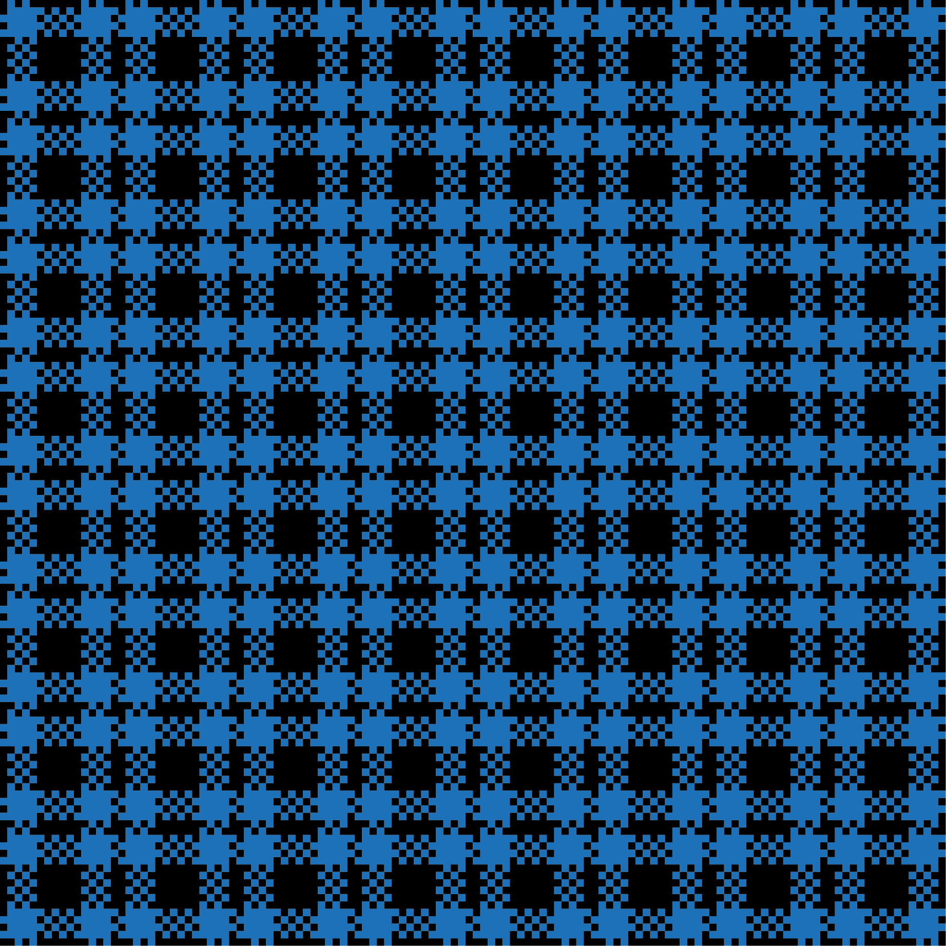 Kék kockás minta vinil szőnyeg csempe hatás - TenStickers