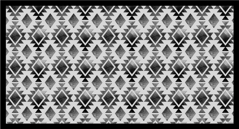 Geometrikus mintás stílus vinil szőnyeg modern - TenStickers