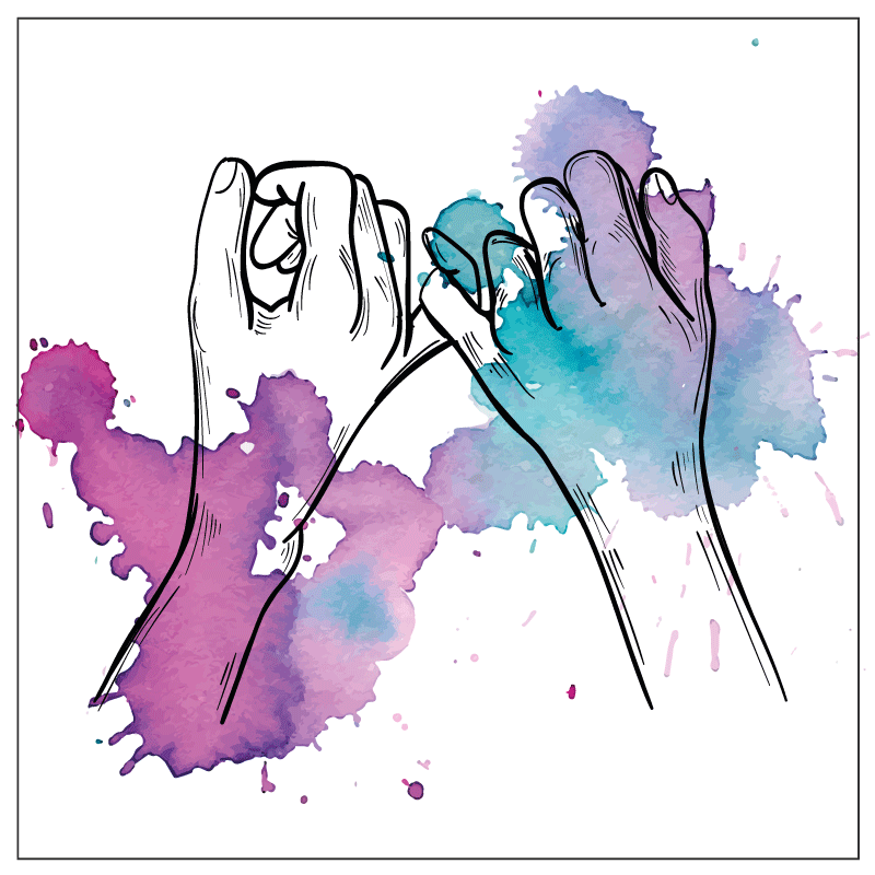 Kisujjas ígéret vinil szőnyeg tinik - TenStickers