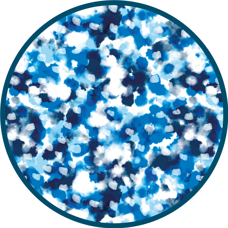 Kék folt design vinil szőnyeg fürdő esetében - TenStickers