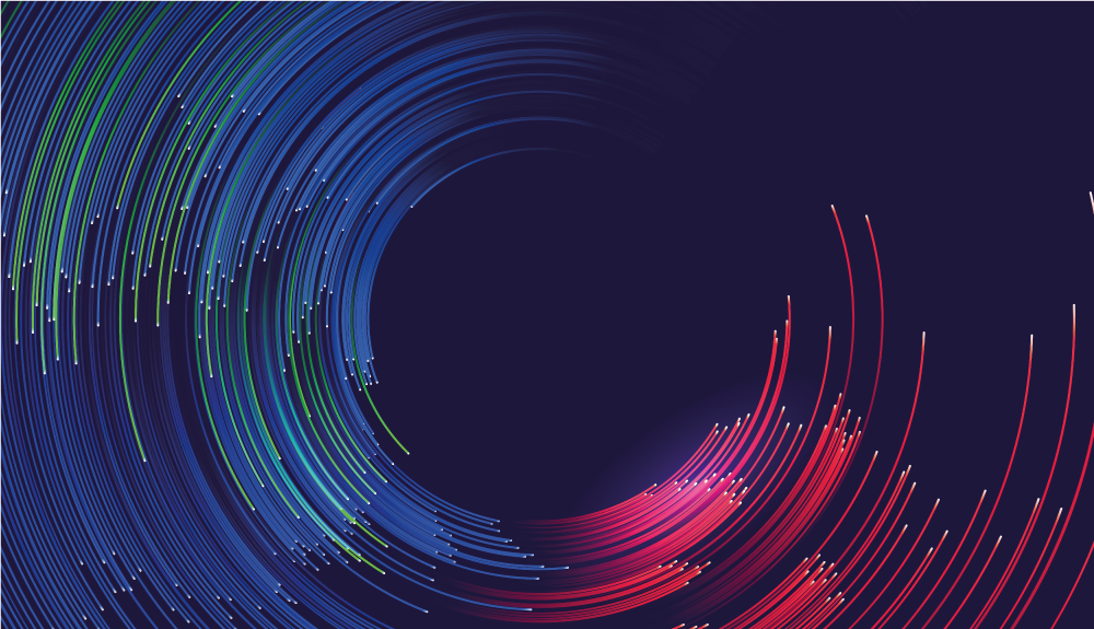 Kavargó színes hullámok vinil szőnyeg modern - TenStickers