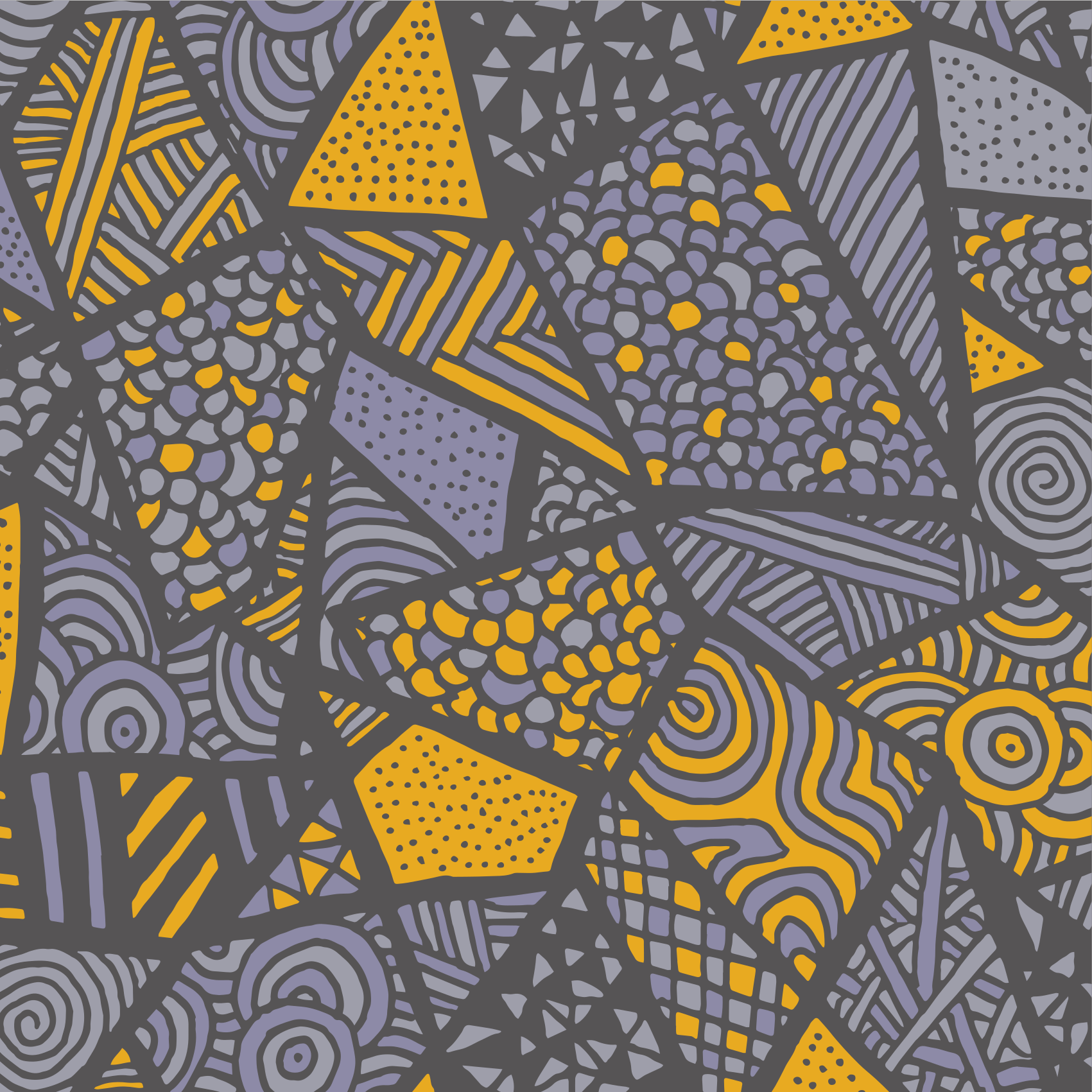 Dinamikus szürke formák vinil szőnyeg geometriai - TenStickers