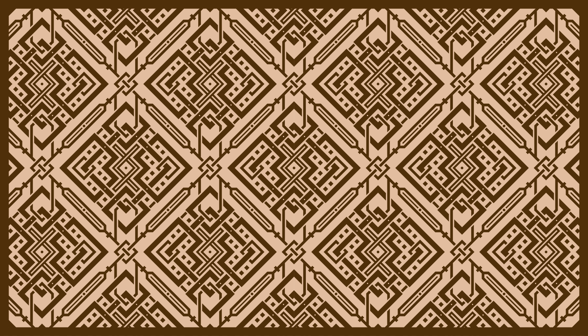 Elegáns geometriai elem Vinil szőnyeg nappali - TenStickers