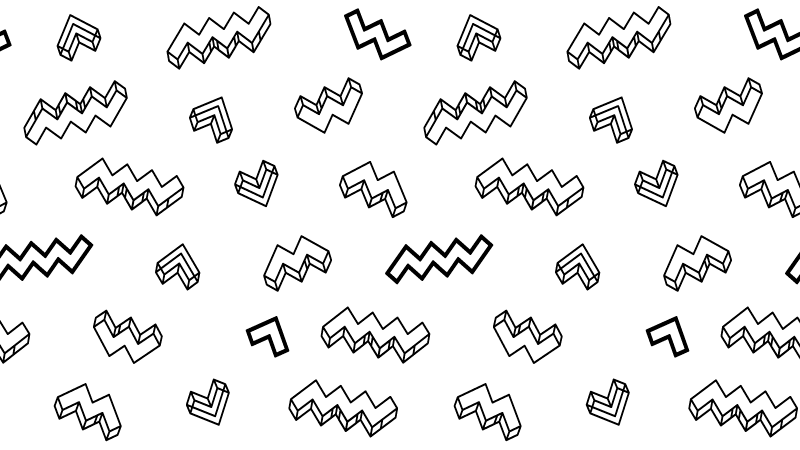 Merész szögletes minták vinil szőnyeg mások - TenStickers