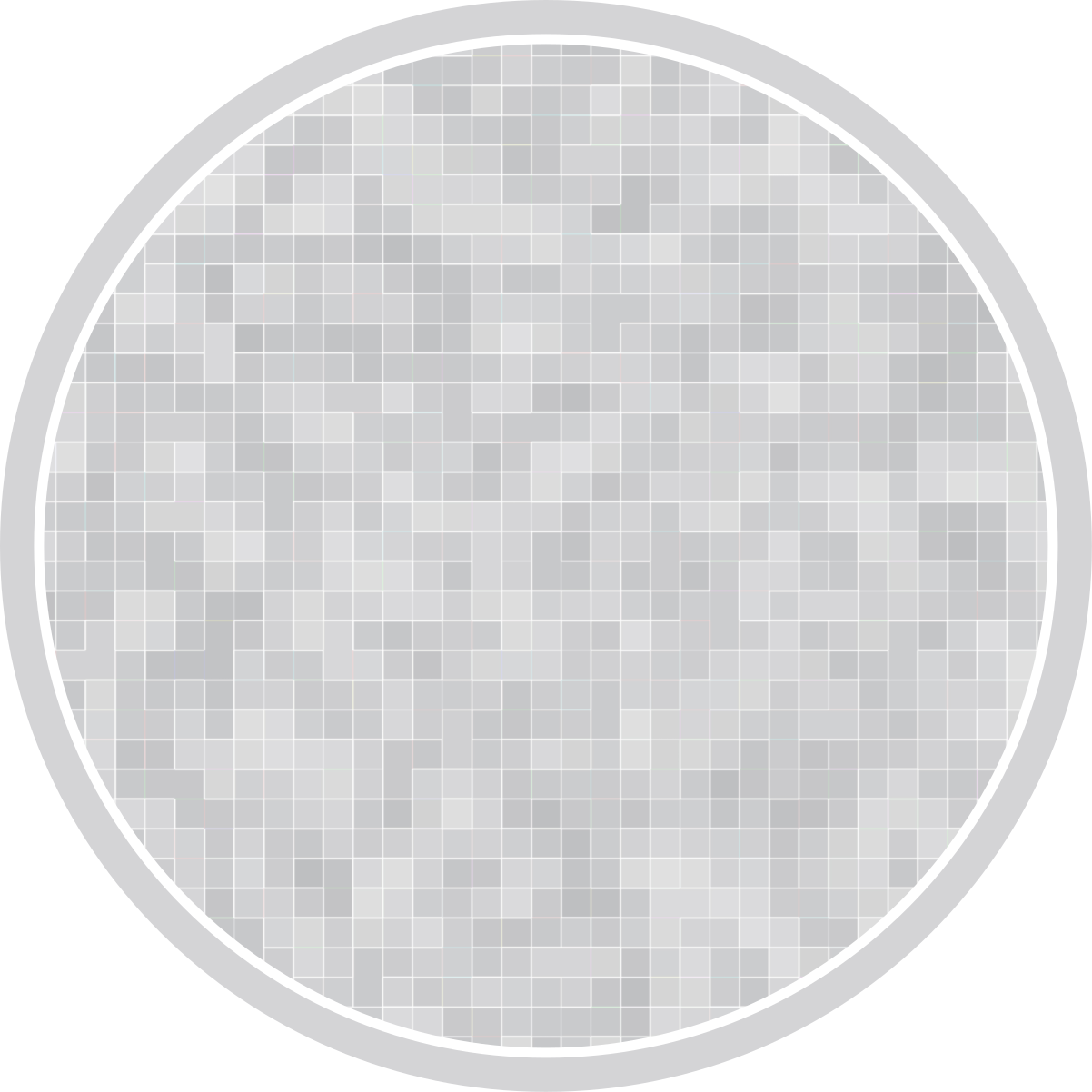 Elegáns mozaikminta vinil szőnyeg fürdő esetében - TenStickers