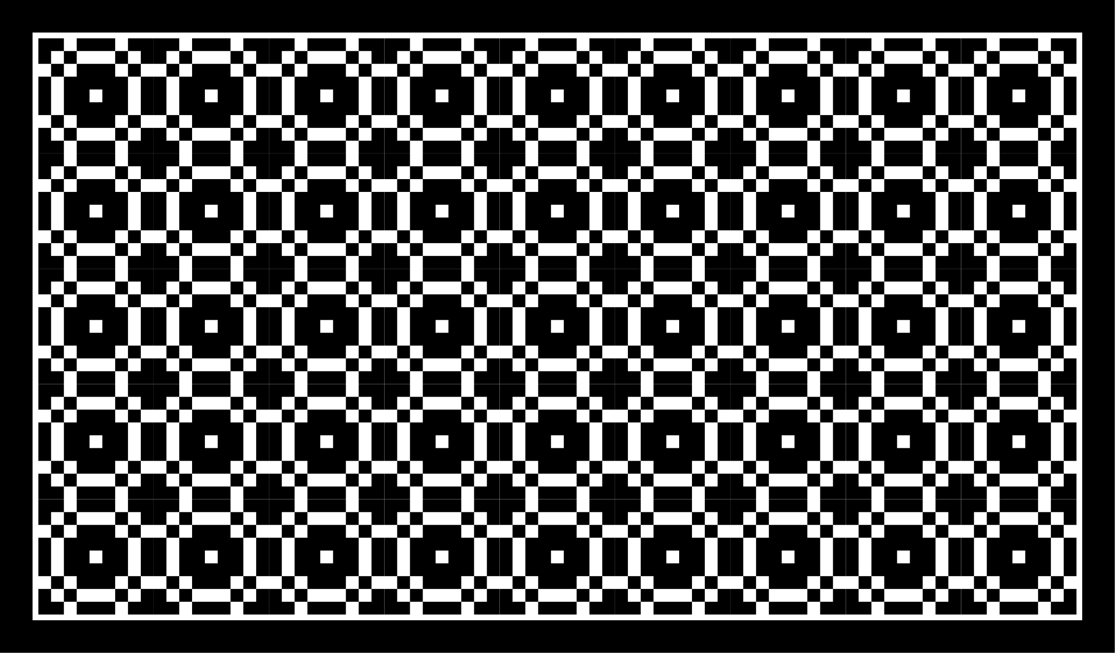 Monokróm minta vinil szőnyeg geometriai - TenStickers