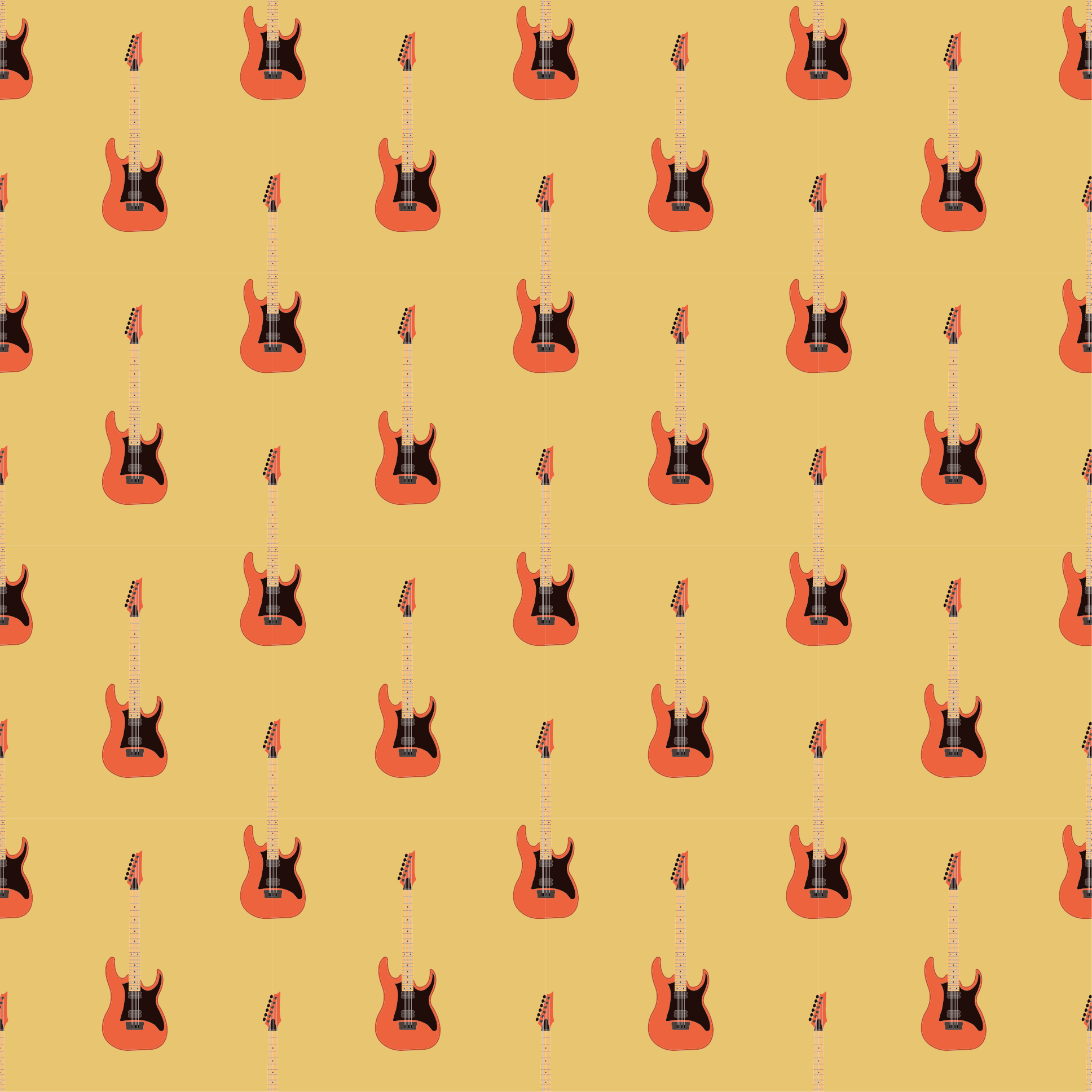 Elektromos gitár fókusz vinil szőnyeg tinik - TenStickers