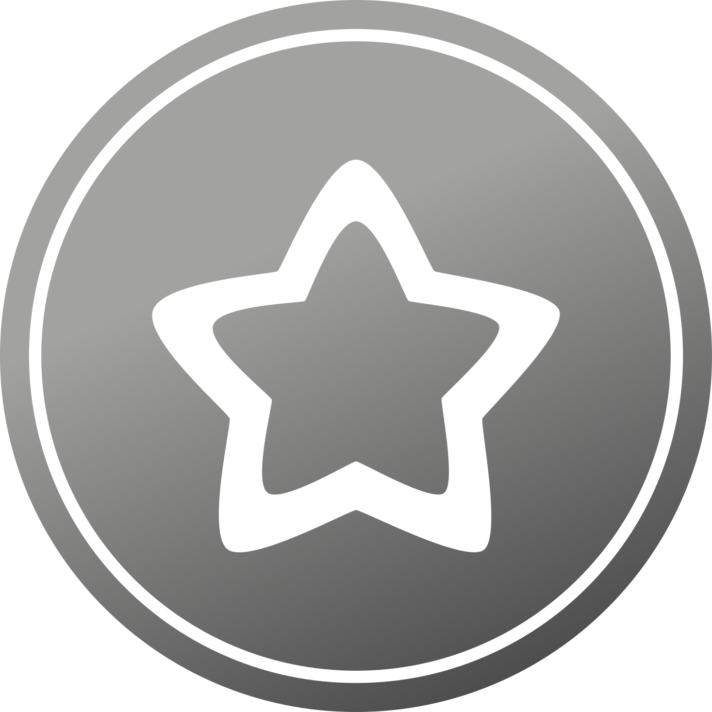 Stílusos szürke mintás vinil szőnyeg csillagok - TenStickers