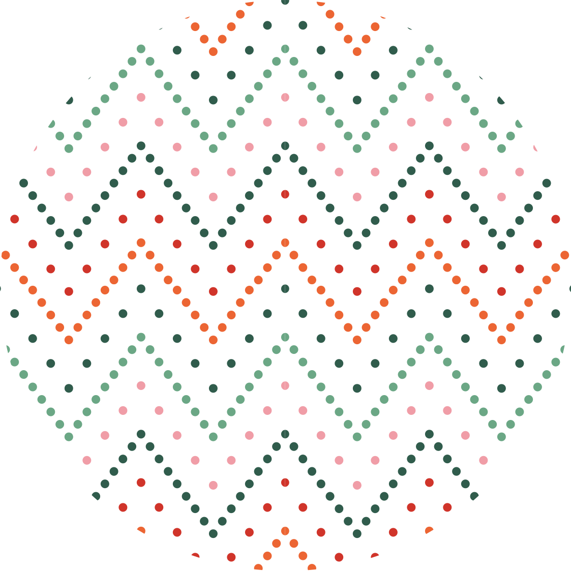 Chevron pontminta vinil szőnyeg csillagok - TenStickers