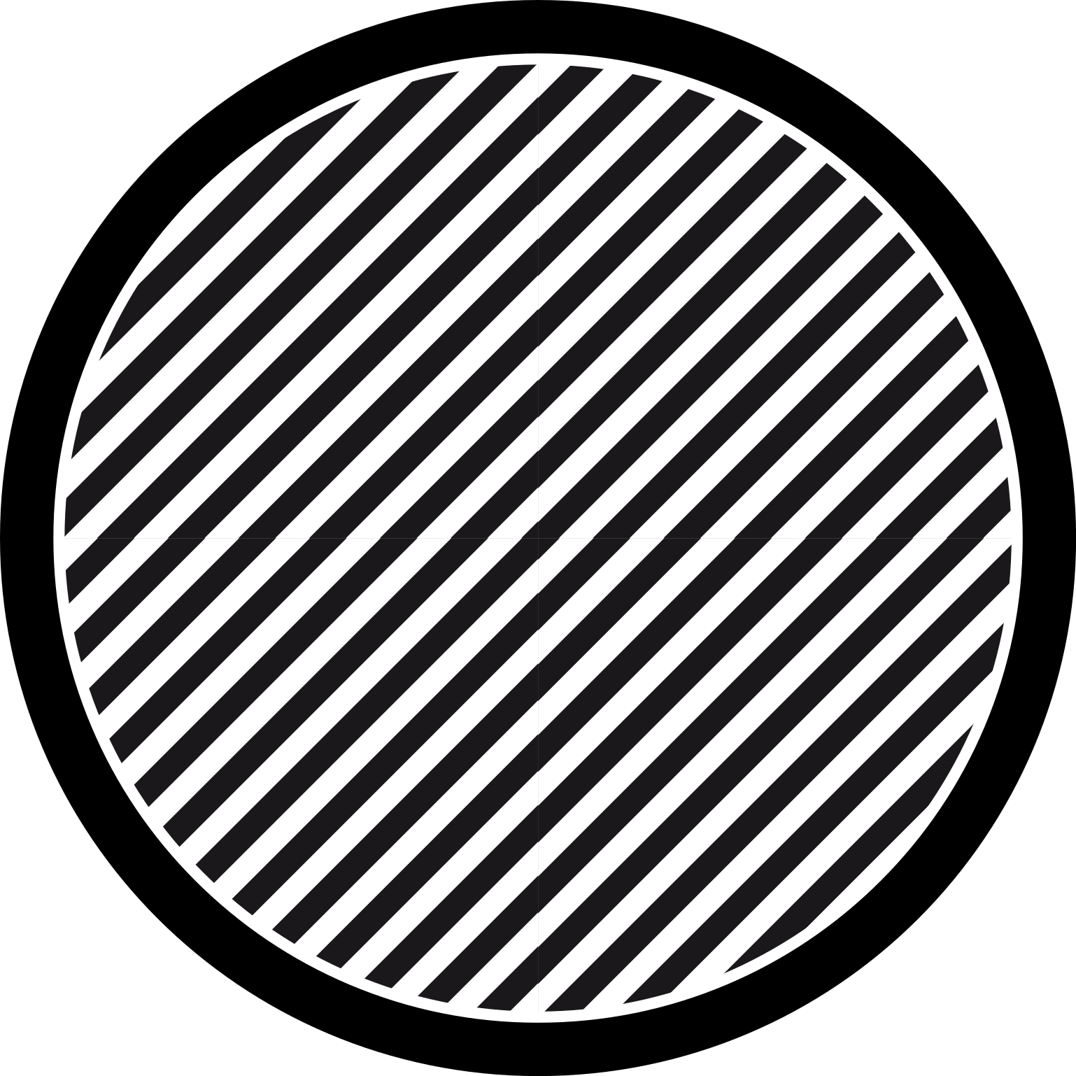 Egyszínű csíkos vinil szőnyeg - TenStickers