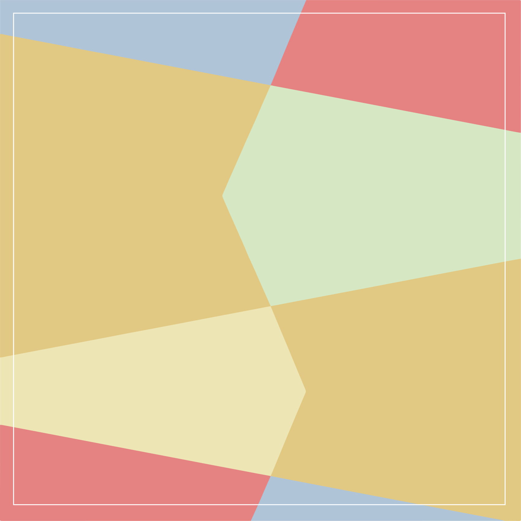 Élénk geometriai kompozíció vinil szőnyeg geometriai - TenStickers