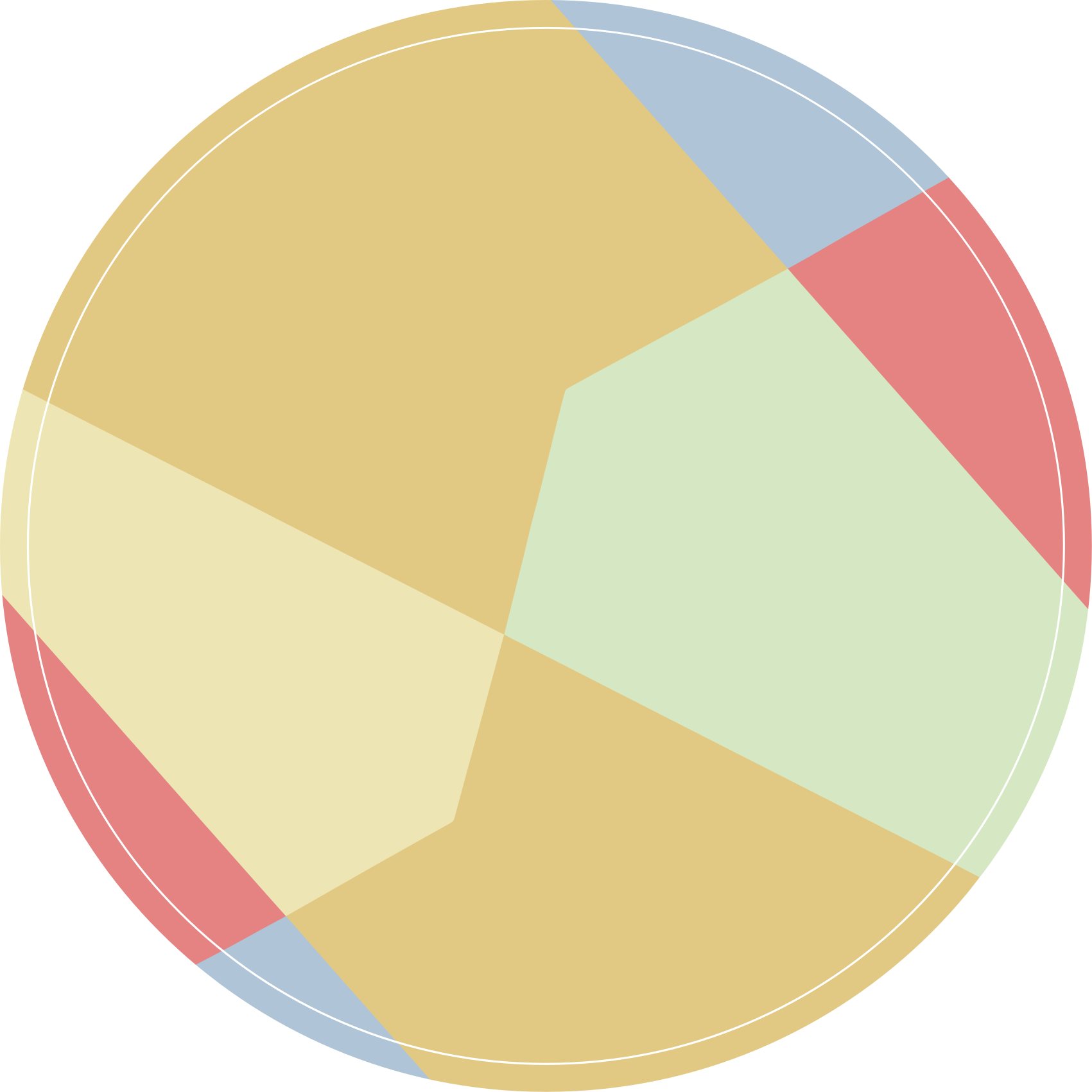 Geometriai vinil szőnyeg szögletes színblokkokkal - TenStickers