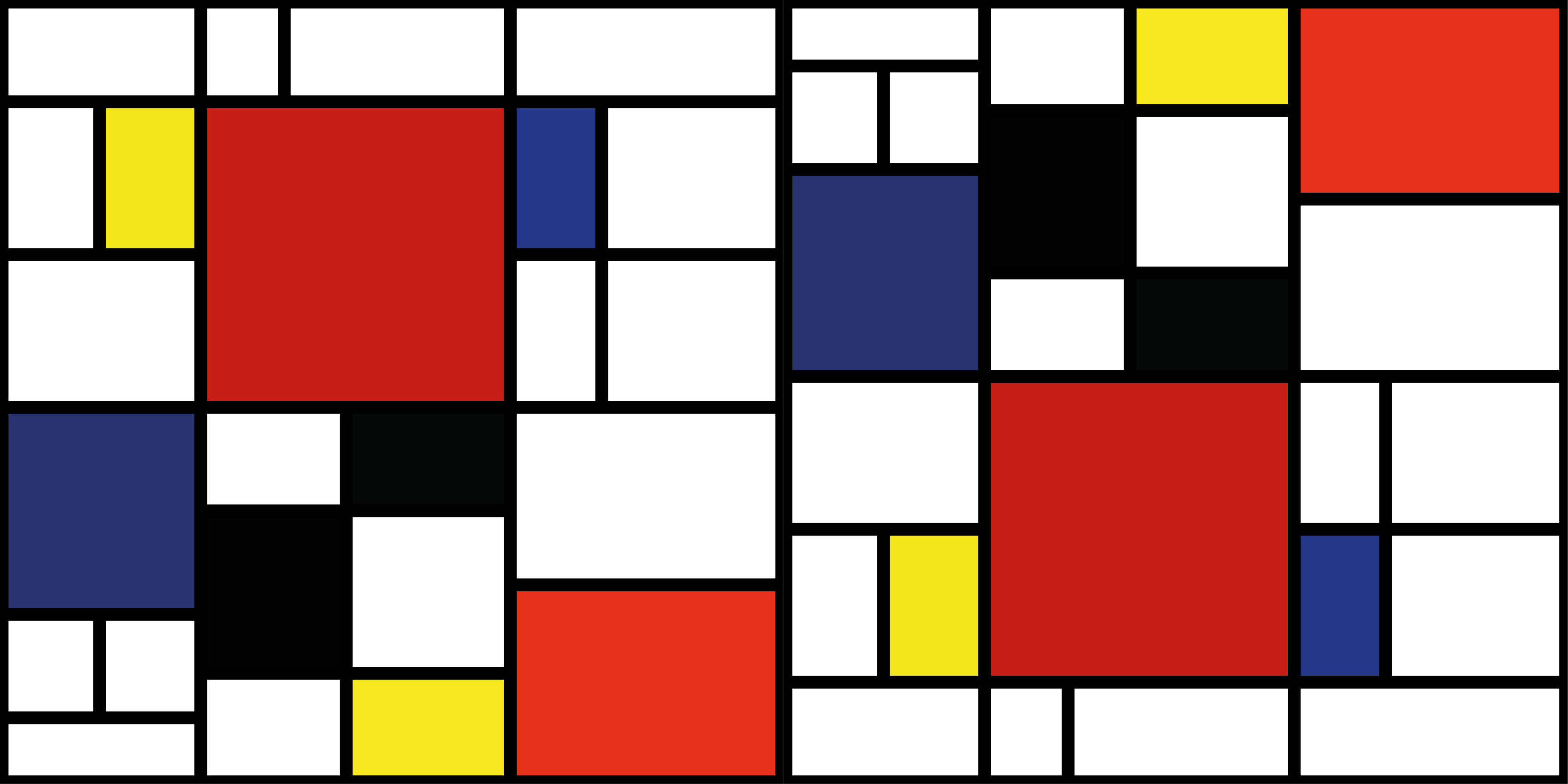 Színes blokk minta vinil szőnyeg modern - TenStickers