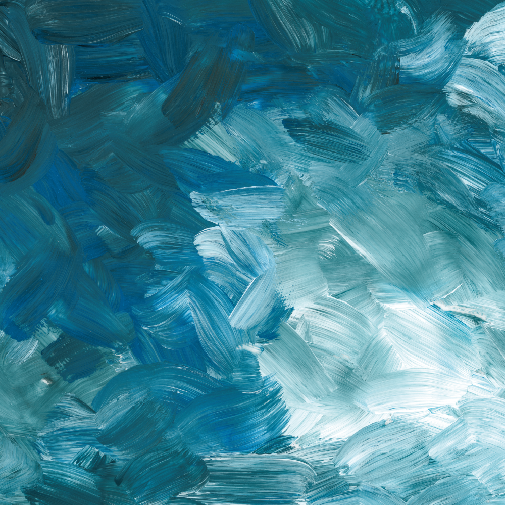 Óceáni ecsetvonások vinil szőnyeg - TenStickers