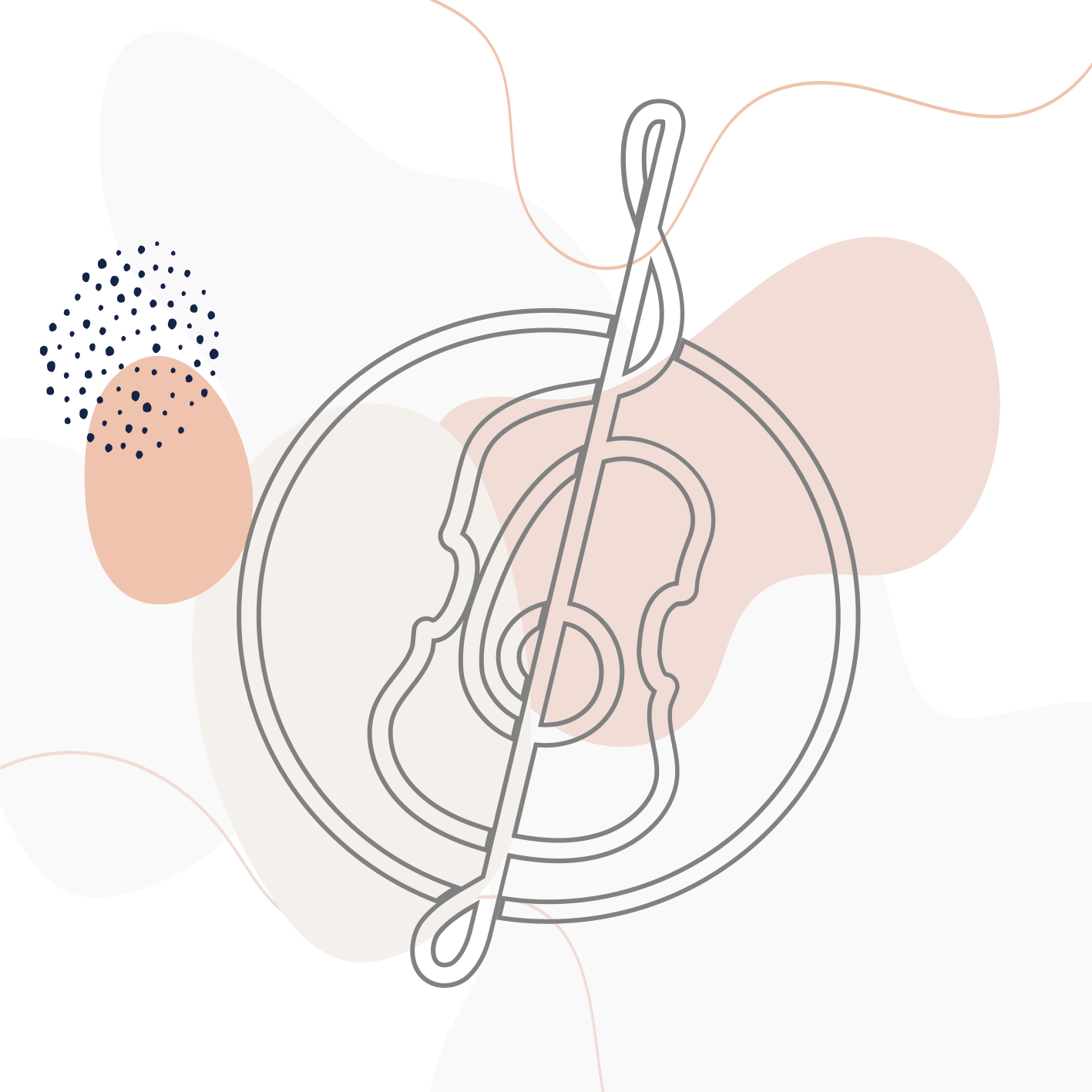 Hangjegyvázlat vinil szőnyeg modern - TenStickers