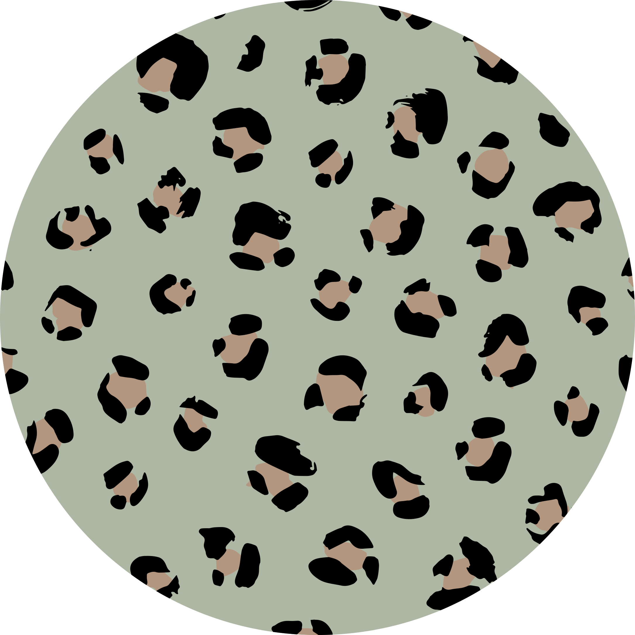 Leopárd mintás vinil szőnyeg Állatnyomat - TenStickers