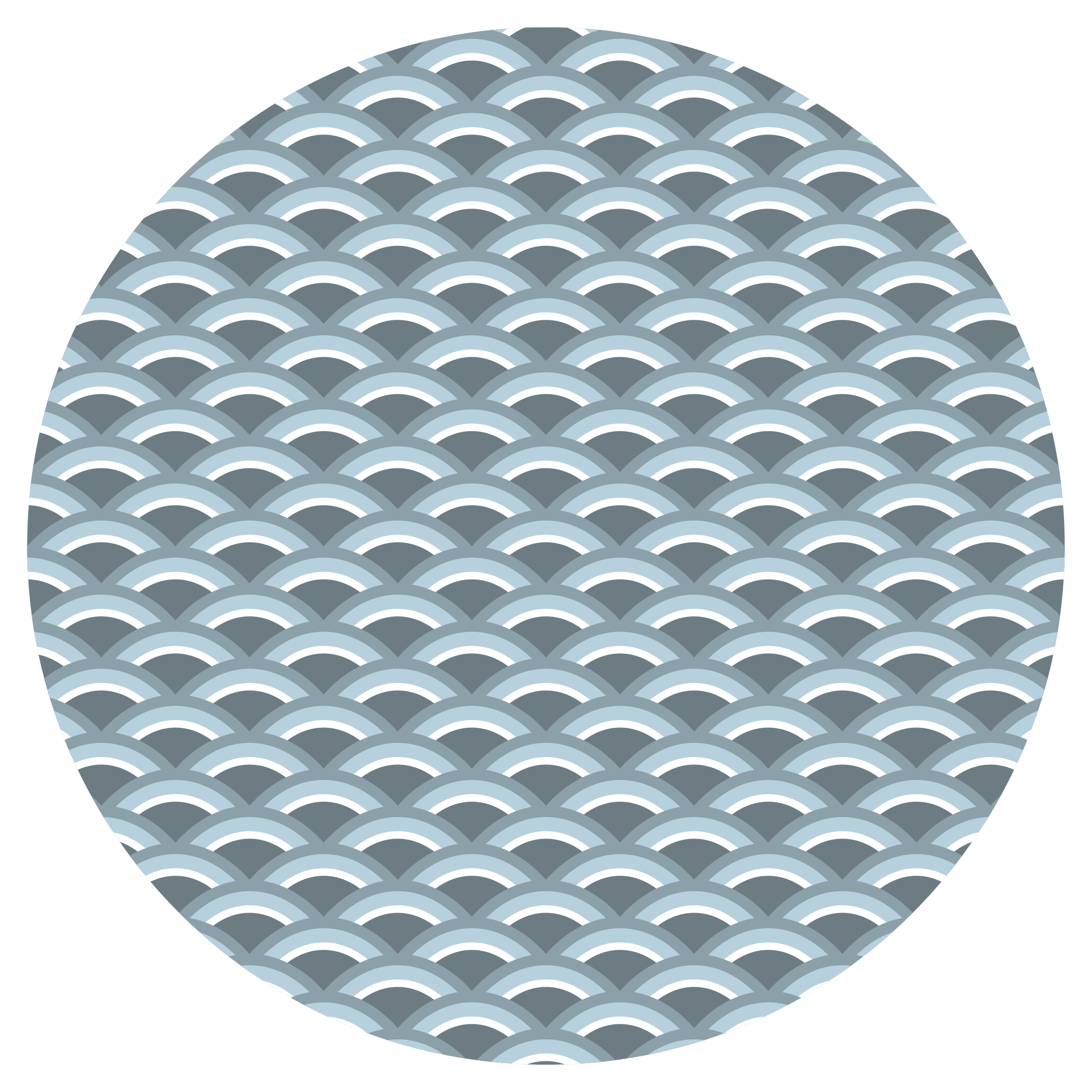 Hullám motívum vinil szőnyeg geometriai - TenStickers