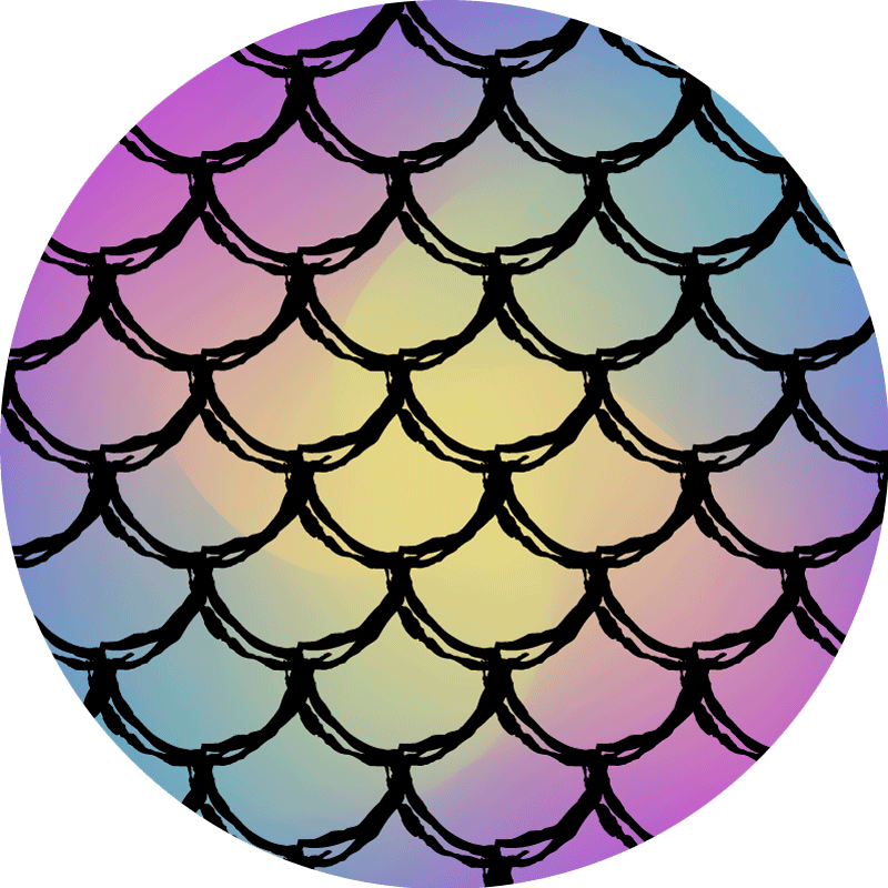 Mérlegek színátmenetes minta vinil szőnyeg utak - TenStickers