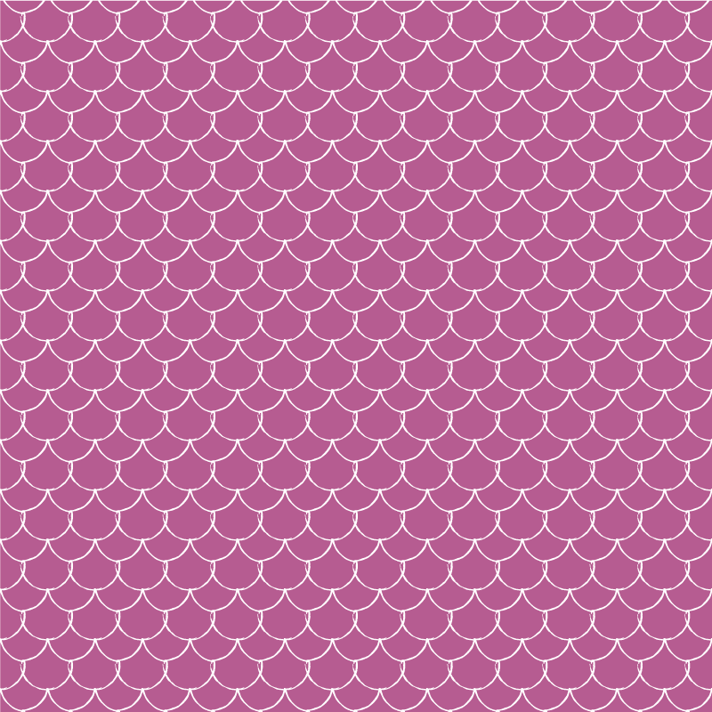 Rózsaszín sellő pikkely vinil szőnyeg - TenStickers