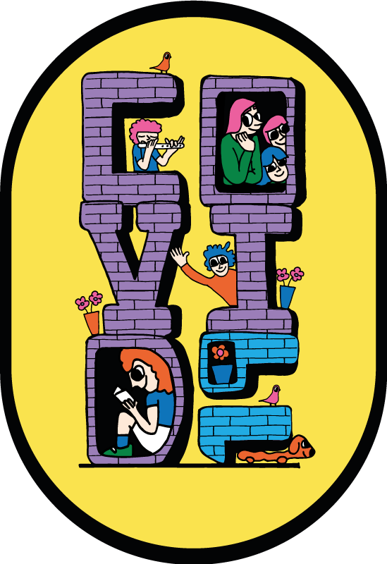 Covid karakterek otthon maradnak vinil szőnyeg mások - TenStickers